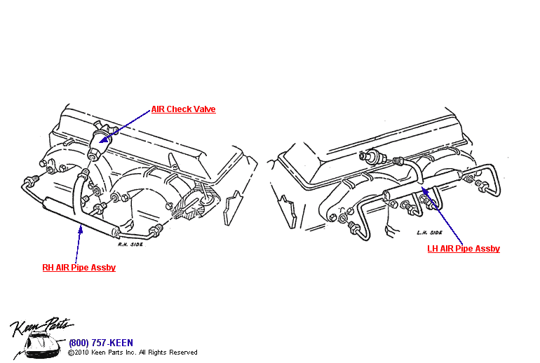 AIR Assembly Diagram for a 2012 Corvette