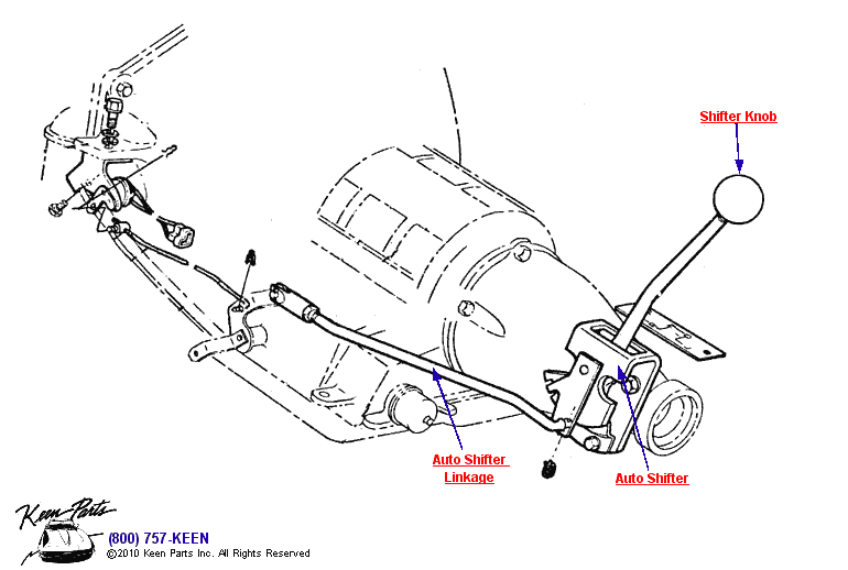 Automatic Transmission Diagram for a 1991 Corvette