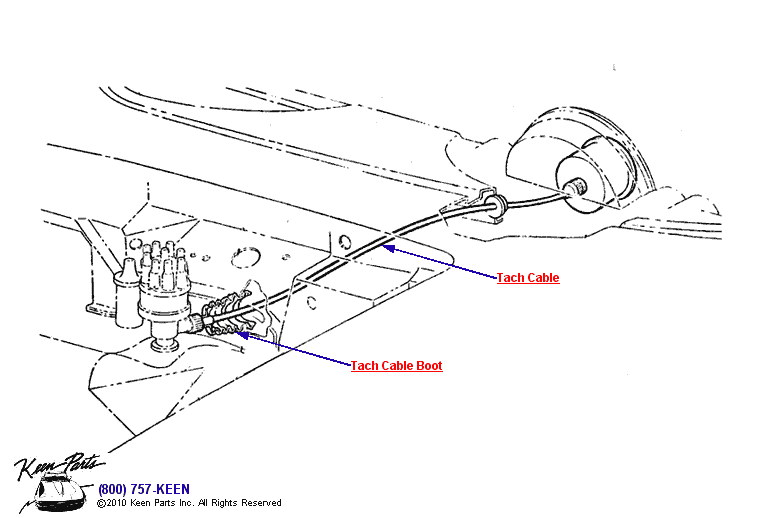 Fuel Injection Tach Diagram for a 1967 Corvette