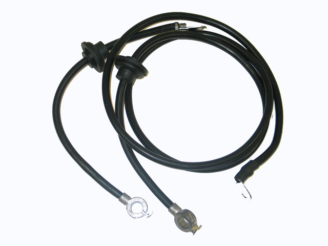 1968-1969 Corvette Spring Ring Battery Cable Kit (Positive and Negative Cables)